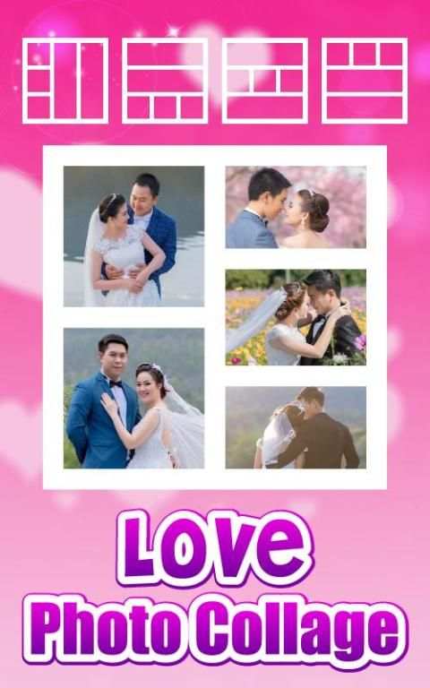 Love Photo Collage 2 تصوير الشاشة