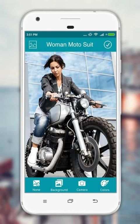 Women Moto Photo Suit screenshot 9