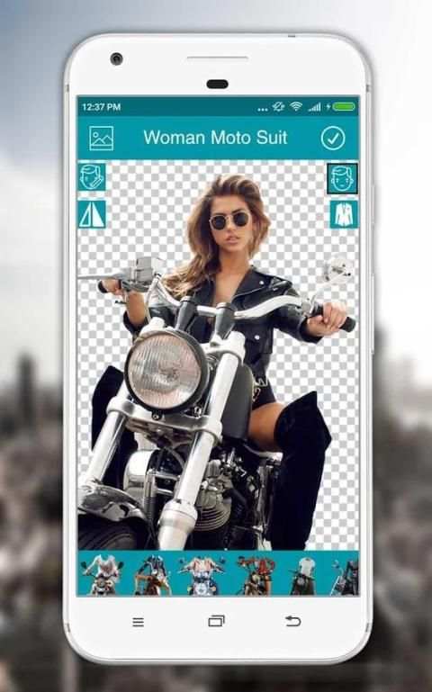 Women Moto Photo Suit screenshot 10