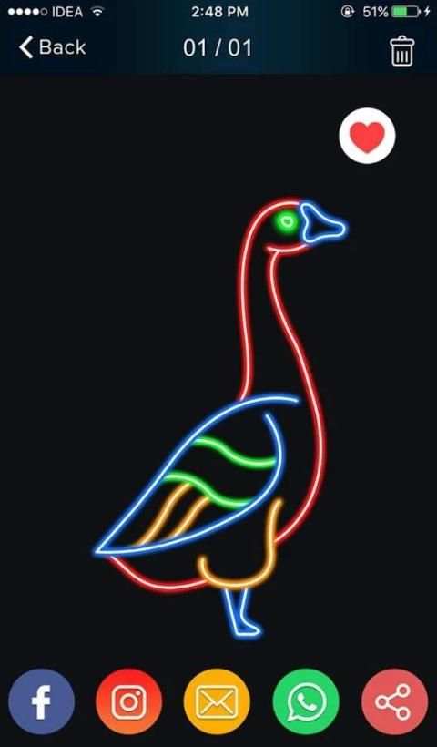 How to Draw Glow Bird स्क्रीनशॉट 4