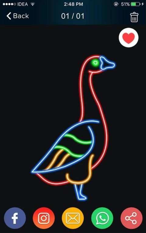 How to Draw Glow Bird स्क्रीनशॉट 9