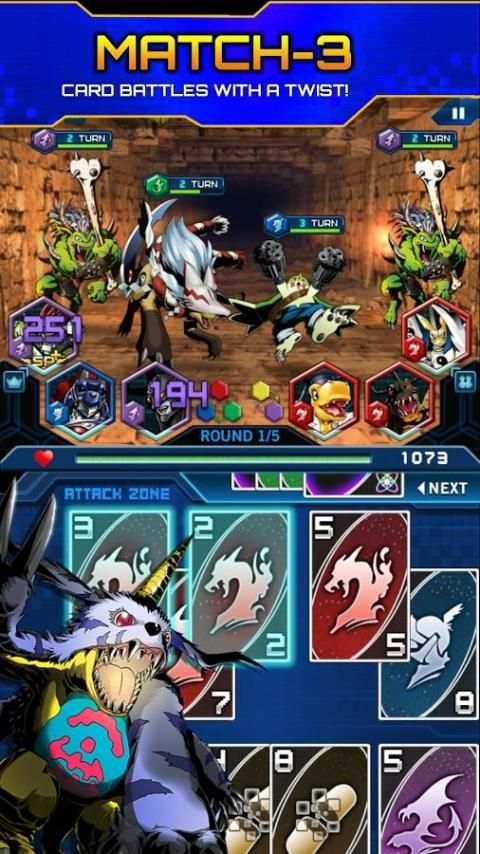 Digimon Heroes! 8 تصوير الشاشة