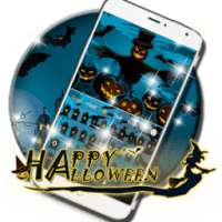 Halloween keyboard blue on 9Apps