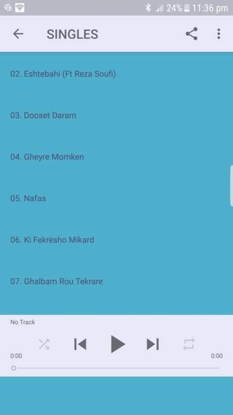 Morteza Pashaei Full Albums screenshot 1
