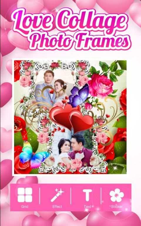 Love Collage Photo Frames 1 تصوير الشاشة