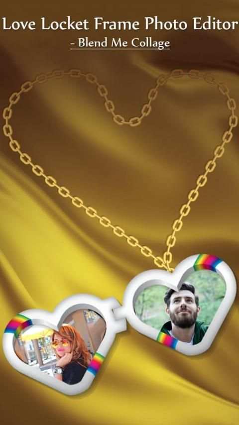 Love Locket Frame Photo Editor - Blend Me Collage скриншот 5