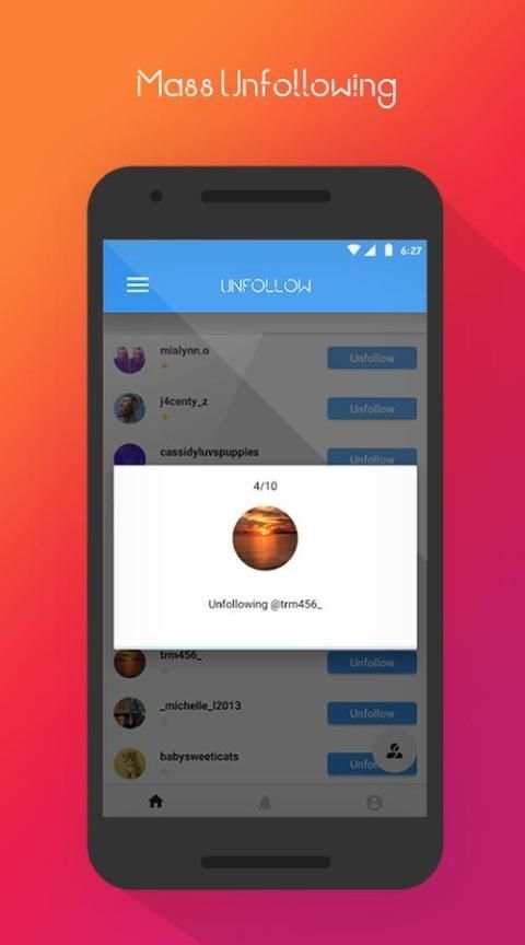 Unfollow for instagram * screenshot 2