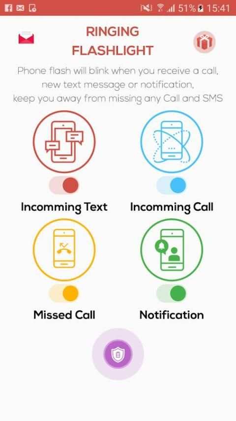 Ringing Flashlight screenshot 4