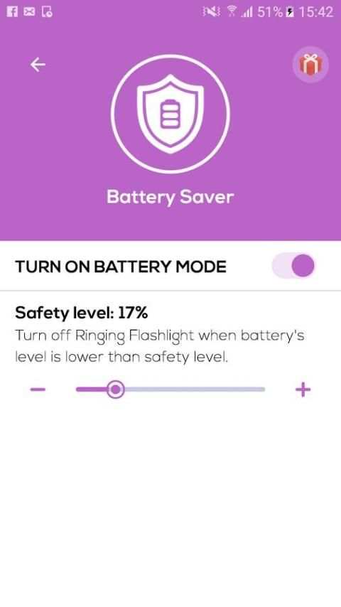 Ringing Flashlight screenshot 2