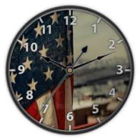 US Analog Clock Live Wallpaper