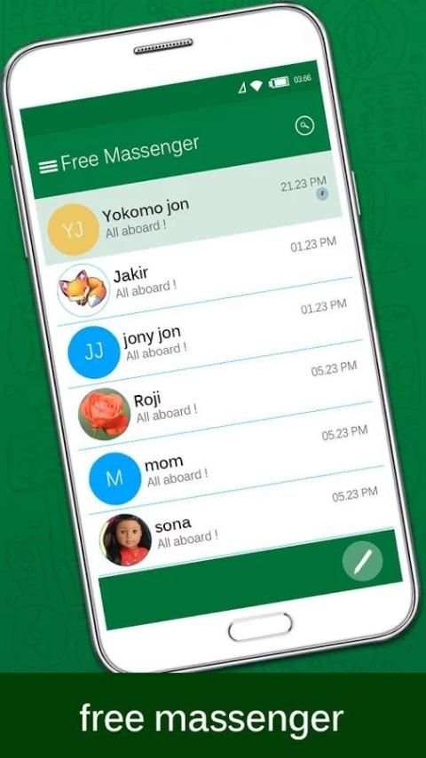 Messenger Chat Free 2017 New 7 تصوير الشاشة