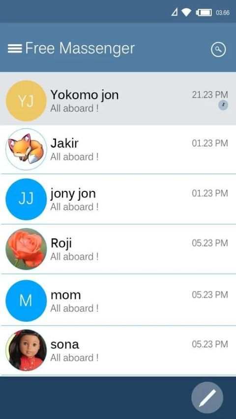 Messenger Chat Free 2017 New screenshot 3