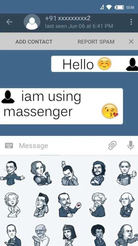 Messenger Chat Free 2017 New screenshot 4