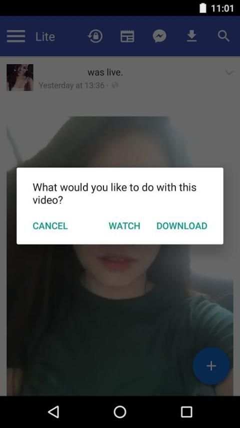 Video HD Downloader for Facebook Lite 4 تصوير الشاشة