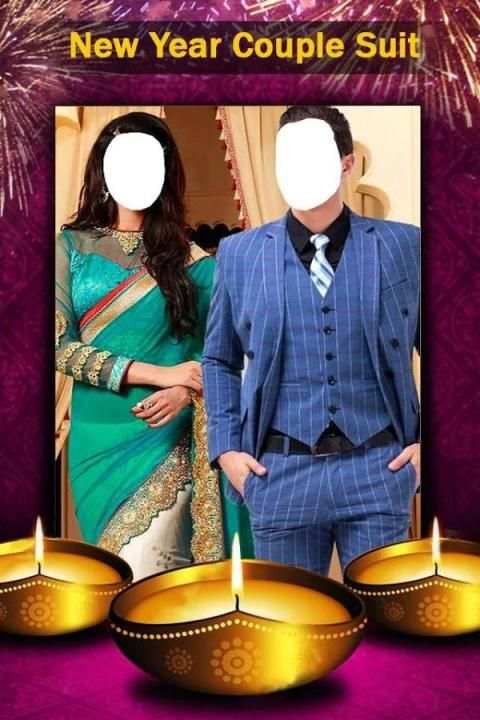 New Year Couple Photo Suit:Traditional Photo Suit 3 تصوير الشاشة