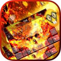 Fire Skull Keybaord Theme