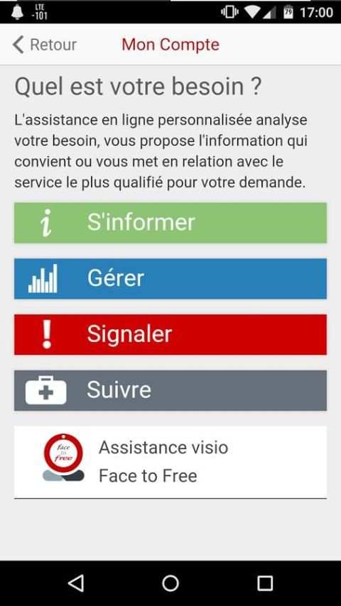Face to Free (Assistance Free) screenshot 12