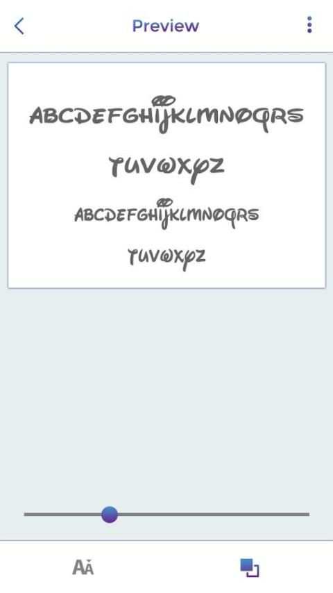 Script Fonts Style screenshot 2