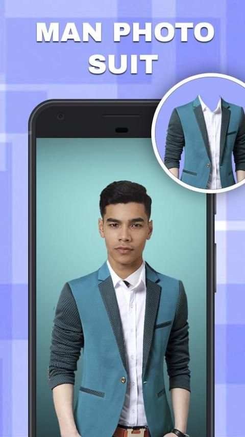 Man Photo Suit Montage 1 تصوير الشاشة