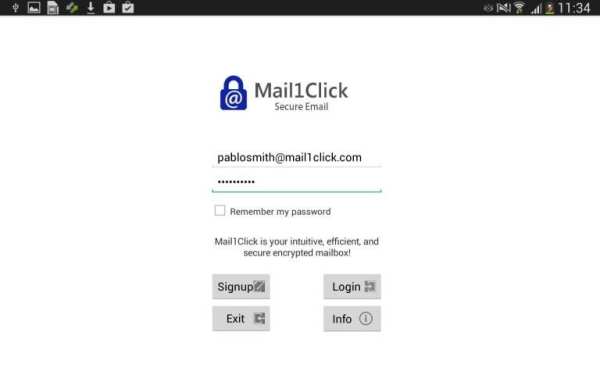 Mail1Click - Secure Mail скриншот 8