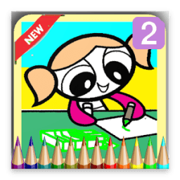 How To Color Girls PowerPuff II иконка
