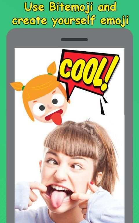 Bitemoji Yourself Emoji screenshot 3