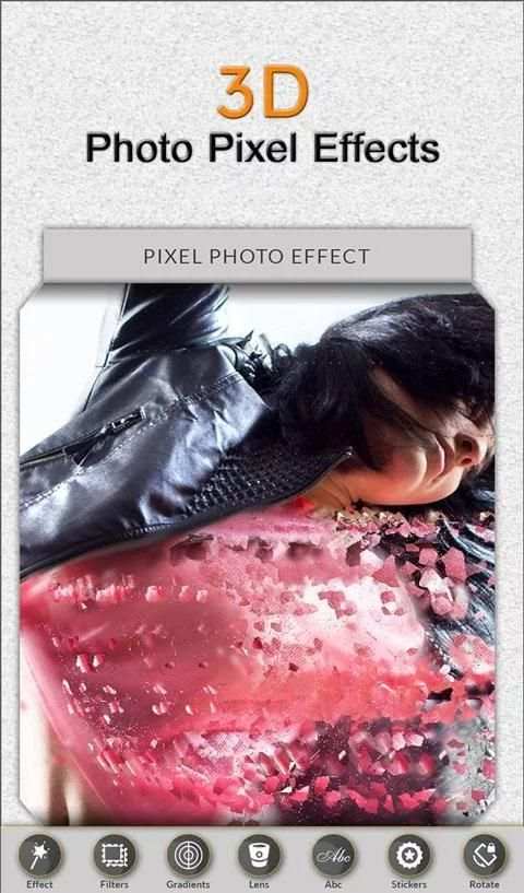 Pixel Effect 3D Photo Editor скриншот 5