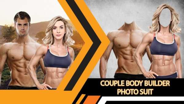 Body Builder Couple Photo Suit Editor screenshot 3