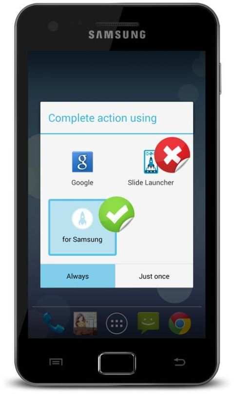 Slide Launcher TouchWiz plugin screenshot 3