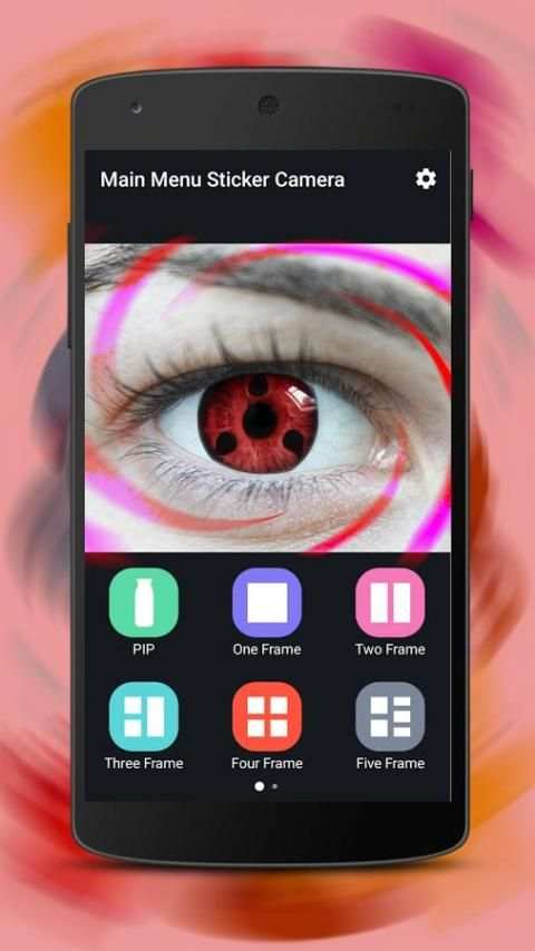 Sharingan Eye Effect 2 تصوير الشاشة