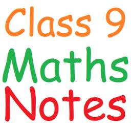 Class 9 Maths Notes
