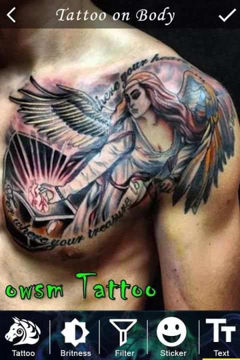 Tattoo on Body Photo Editor screenshot 2