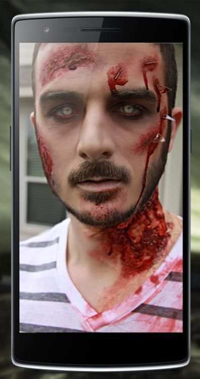 Zombie Face Makeup 1 تصوير الشاشة
