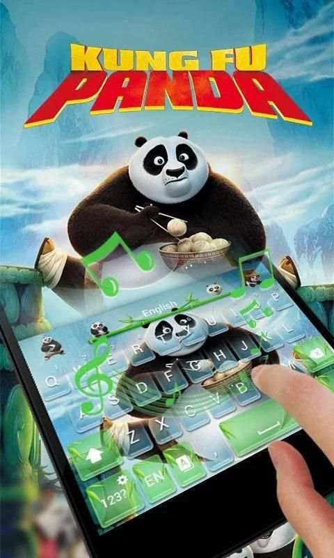 Kung Fu Panda GO Keyboard Theme screenshot 2