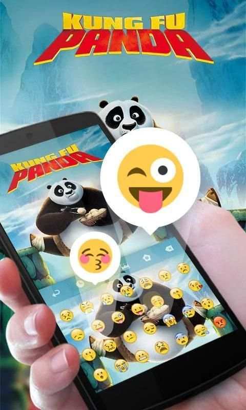 Kung Fu Panda GO Keyboard Theme screenshot 3