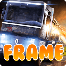 ikon Frame Truck Euro Photo Editor