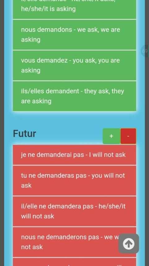 100 French Verbs Lite screenshot 7