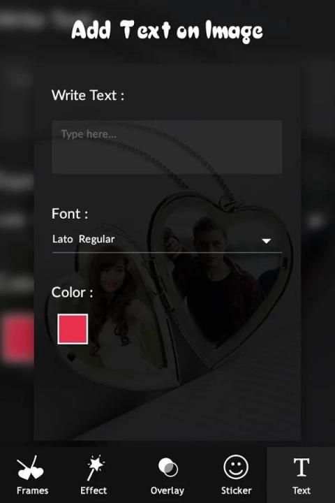 Love Locket Photo Frame screenshot 1
