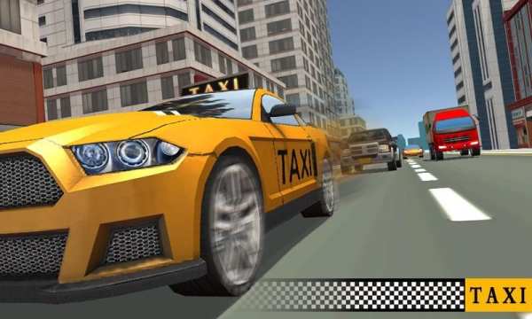City taxi driving simulator screenshot 3