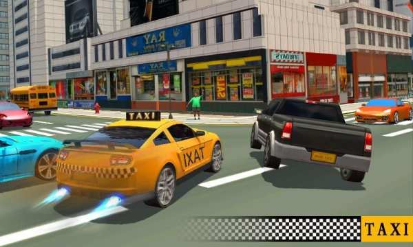 City taxi driving simulator screenshot 2