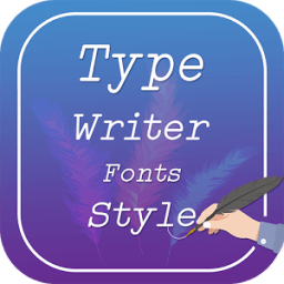 Type Writer Fonts Style أيقونة