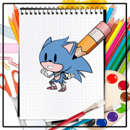 How to Draw Sonic icon