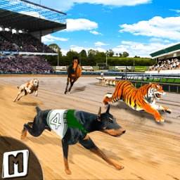Dog Racing Fun Track Crazy Real Simulator icon