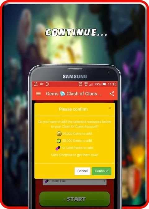 Clash Server - Gems for COC prank! screenshot 11
