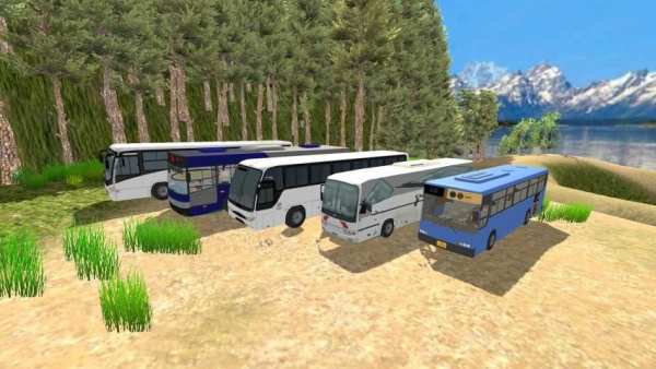 Offroad Tourist Bus Driving Mountain Bus simulator screenshot 5
