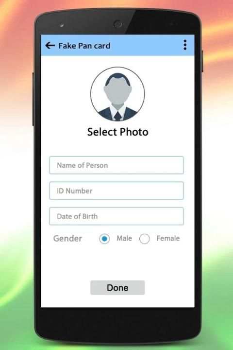 Fake Pan Card Maker : Fake ID Card Generator स्क्रीनशॉट 6