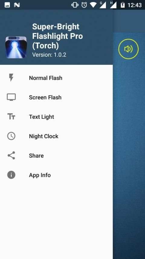 Super-Bright Flashlight Pro (Torch) + Led Clock 5 تصوير الشاشة