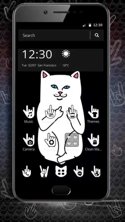 cute kitten theme 2 تصوير الشاشة