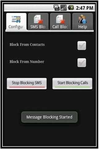 Message and call blocker screenshot 3