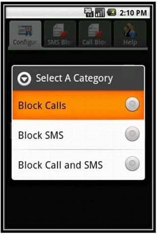 Message and call blocker screenshot 2